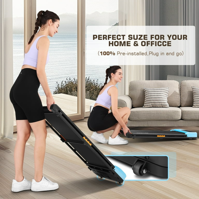 Ancheer Treadmills Weight Capacity 300 Wood Under Desk