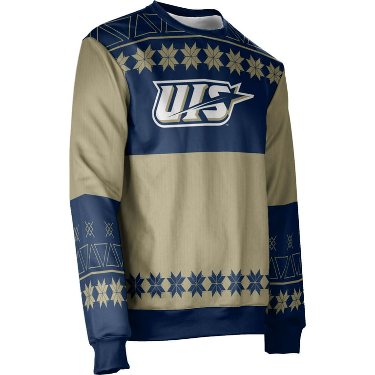 Men's University of Illinois Springfield Ugly Holiday Festive Sweater  (Apparel) 