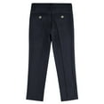 thumbnail image 2 of Buyless Fashion Boys Pants Flat Front Slim Fit Polyester Formal Solid Color - 20W1824-NVY-6, 2 of 7