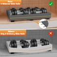 thumbnail image 3 of Pull out Drawers for Cabinets, Adhesive Peel and Stick, Roll out Shelves with 3 Rails, Expandable Cabinet Organizer for Kitchen Bathroom Pantry Organization Storage, Adjustable Width 12.4'' - 20.47'', 3 of 4