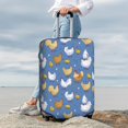 thumbnail image 7 of Gukieu Chicken Family Print Suitcase Protective Cover, Elastic Zipper Buckle Suitcase Protective Cover, Suitable for Travel, Business Trip-X-Large, 7 of 7