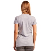 Women's Classic Fit Cotton V-Neck T-Shirt, 2 Pack M, Heather Grey