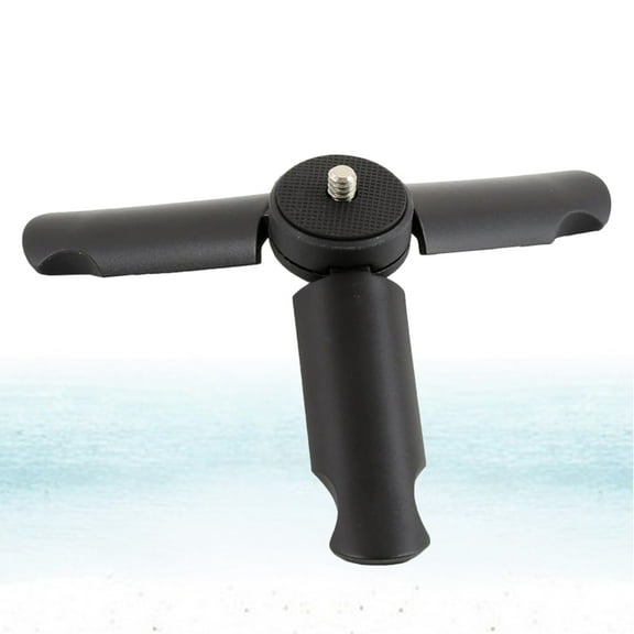 Raindrops Mini Desktop Tripod Stand for Smartphone Camera Photography Use Compact ABS Black