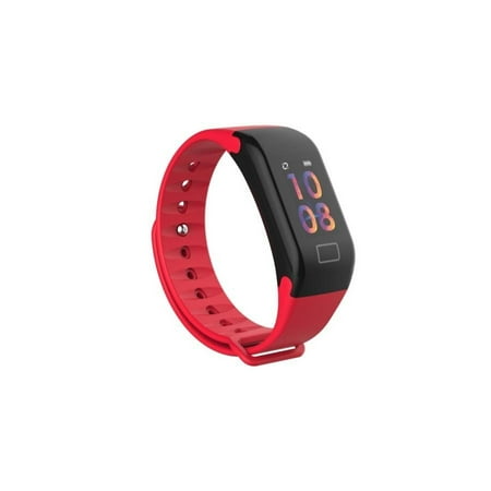 HEALTHme Smart Watch with Activity Monitoring Bluetooth Android IOS Red | Walmart Canada