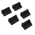 thumbnail image 6 of 20 Pcs Silicone USB Port Plug Dustproof Plug Stopper Protection Cap Black, 6 of 10