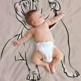 thumbnail image 3 of Yibo Sloth Cartoon Blanket Flannel Soft and Comfortable Anti-static Bed Sofa Blanket, 3 of 7