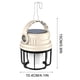 thumbnail image 3 of Luz de camping de larga duración, luz solar para exteriores, iluminación recargable, LED para acampar, tipo tienda colgante, 3 of 5