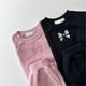 thumbnail image 5 of Odeerbi 3M-4Y Niño Niña Conjunto Algodón Sudadera Cuello Redondo Sudadera Cuello Redondo Pantalones Sueltos, 5 of 6