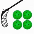 thumbnail image 4 of Bolas de Floorball shamjiam 4 unidades 72 mm de Diámetro verde, 4 of 8