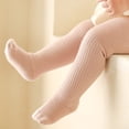 thumbnail image 5 of Girls Baby Tights - Spring and Autumn solid color Double needle comb cotton baby Pantyhose - about 0-1 years old, 5 of 5