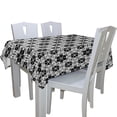 thumbnail image 2 of EREHome Black And White Patterns Tablecloth 52x70 inches, 2 of 4