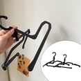 thumbnail image 3 of 2 piezas colgador de ropa plegable portátil perchas funciones armario organizador ropa tendedero, 3 of 7