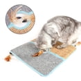 thumbnail image 2 of Tablero rascador de sisal, alfombra reversible de sisal, almohadilla de sisal para mascotas y gatos, tablero rascador de sisal para gatos, elaborado por expertos, 2 of 11