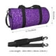 thumbnail image 2 of Fotbe Glitter Purple Bolsa Deportiva de Lona Plegable con Estampado, Bolsa de Gimnasio con Bolsillo Seco/Húmedo, Bolsa de Viaje Ultraligera de Gran Capacidad, 2 of 6