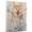 Akita, variant on Scottish Deerhound Dog Stretched Canvas Size 8x12 – Lacrosse Theme Dog Art for Wall, Scottish Deerhound Dog Playing Lacrosse Wall Art, Dog Lover Canvas Decor