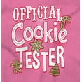 thumbnail image 2 of Funny Christmas Official Cookie Tester Men's Graphic T Shirt Tees Brisco Brands S, 2 of 6