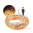 thumbnail image 1 of Guirnaldas LED navideñas, 10 m, USB, color blanco cálido, 1 of 1