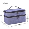 thumbnail image 4 of Nail Polish Carrying Case -holds 30 Bottles(15ml-0.5fl.oz)nail Polish Bag Organizer, Double-layer Storage Bag For Nail Polish And Manicure Set, Cosmet, 4 of 5