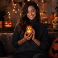 thumbnail image 5 of Dmlowu Halloween Pumpkin Flameless Candle Lamp, Small Pumpkin Lights for Indoor Tabletop Mantel Window, Halloween Decoration for Home Room Party, 5 of 5