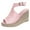 Pink, variant on gakvbuo Sandals For Women Fashion Women Solid Summer Ladies Sandals Slope Heel Casual Beach Shoes