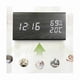 thumbnail image 4 of Digital Alarm Clock with LED Display, Wooden Design, Temperature and Humidity Monitor, USB Powered Table Clock, 4 of 5