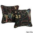 thumbnail image 3 of 18-inch Double-corded Patterned Tapestry Square Throw Pillows with Inserts (Set of 2) - Picasso, 3 of 5