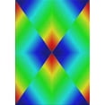 thumbnail image 1 of Ahgly Company Machine Washable Indoor Rectangle Transitional Neon Green Area Rugs, 2' x 4', 1 of 7