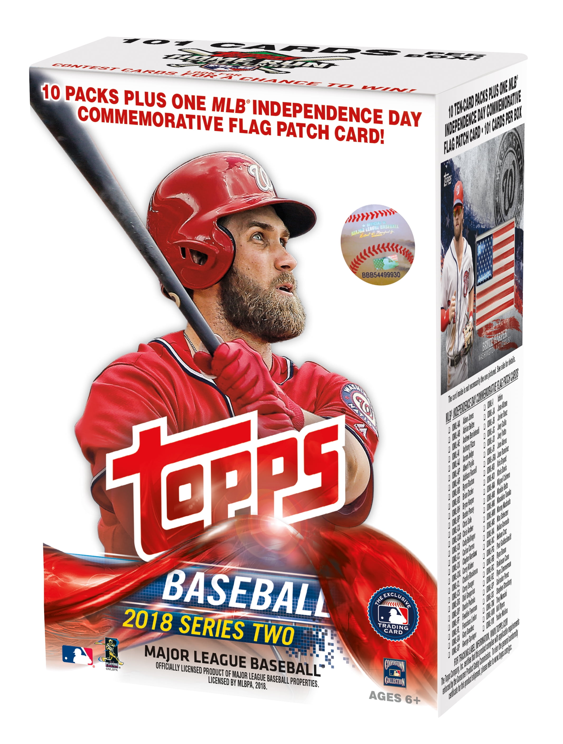 2018 Topps Baseball Series 2 Value Blaster Box Trading Cards (10 Packs