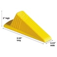 thumbnail image 3 of Giant Foot Doorstop, No-Slip Rubber Wedge, 3.5w X 6.75d X 2h, Safety Yellow | Bundle of 5 Each, 3 of 4
