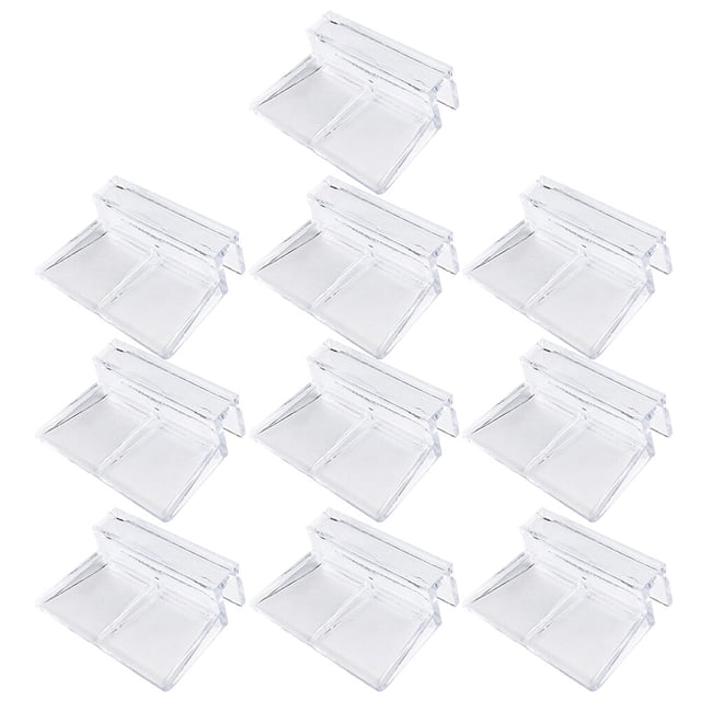 Weiweiguan 10pcs Acrylic Support Frames Aquarium Support Brackets Fish Tank Holding Rack