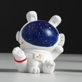 thumbnail image 3 of Cute Rabbit Astronaut Desktop Ornaments Funny Home Decor Office Desk Car Ornaments Small Desktop Decoration Crafts, 3 of 3