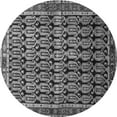 thumbnail image 1 of Ahgly Company Indoor Round Persian Gray Traditional Area Rugs, 3' Round, 1 of 1