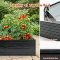 thumbnail image 3 of 8X4X2 FT Galvanized Raised Garden Bed Kit with Reinforcing Rods, 481 Gallon Capacity Rectangular Planter Raised Beds for Outdoor Plants Vegetables Flowers Herb, 3 of 7