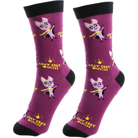 

Bat Shit Crazy - M/L Unisex Cotton Blend Sock