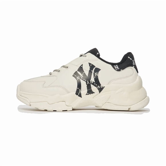 MLB Chaussures de Course Unisexes Big Ball Chunky New York Yankee Blanc/noir