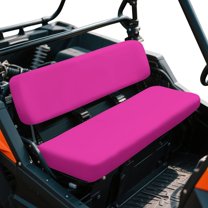 Yuyamidu Pink UTV Seat Covers Compatible with Kawasaki Mule 3010 Diesel 4x4 2008 2007 2006 2005 2004 2003, Outdoor Bench Seat Cover Set Heavy Duty UTV Seat Cover(2 PCS)