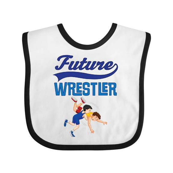 Inktastic Wrestling Future Wrestler Boys Baby Bib