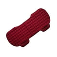 thumbnail image 2 of VONKY Universal Auto Seat Cushion Flexible And Durable For Long Drives Washable Plush Cover Car Easy To Install And Clean Red back row, 2 of 6