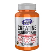 NOW Sports Nutrition, Creatine Monohydrate 750 mg, Mass Building*/Energy Production*, 120 Veg Capsules