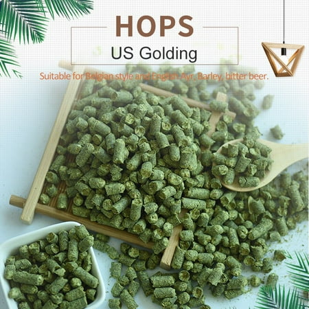 

Brewing Beer Accessories hops US Golding Belgian Style English Suitable for air barley and bitter beers. Brew 50g/100g