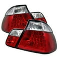 thumbnail image 1 of For 99-01 BMW 325i E46 4dr Sedan Sonar LED Tail Lights (Red/Clear) YD-ALT-BE4699-4D-LED-RC, 1 of 1