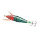 thumbnail image 1 of Pesca Calamar Jigs Cebo Calamar Jig Hook Señuelo de pesca duro con efecto luminoso para océano barco río estanque pesca cabeza roja cuerpo verde oscuro, 1 of 10
