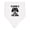 White and Black, variant on Inktastic Player 3 Has Joined the Game Baby Bandana Bib