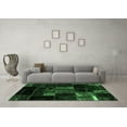 thumbnail image 3 of Ahgly Company Indoor Rectangle Patchwork Emerald Green Transitional Area Rugs, 7' x 9', 3 of 4