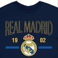 thumbnail image 4 of Icon Sports Real Madrid Official Licensed Cotton T-Shirt Soccer Tee Men Size - 1902 Navy XL, 4 of 7