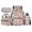 Guinea Pig Pink, variant on Jeiento Capybara 17 Inch Schoolbag for Boys Girls 4-Piece Set Lunch Bag Pencil Case Water Bottle Holder Lightweight Large Capacity Backpack for Kids Back to School