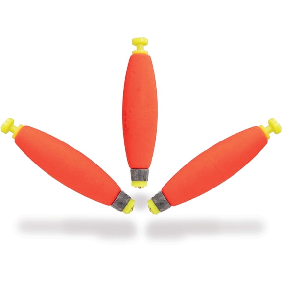 Comal Cigar Snap-on Float with Bright Finish for Freshwater Fishing