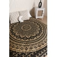 thumbnail image 3 of ColorDecor Hippie Mandala Hangings Tapestry Gold and Black - Indian Cotton Beach, Bohemian Decor Tapestrys - Bedroom Aesthetic Tapestries, 3 of 3