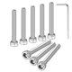 thumbnail image 1 of Uxcell 50-Pack M3 x 22mm Tornillos de Cabeza Hexagonal, Tornillos de Máquina de Acero Inoxidable 304, Sujetadores de Precisión de Rosca Completa, 1 of 7