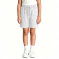 thumbnail image 6 of Mooqilaa Girls Athletic Shorts, Elastic Waist Relaxed Fit Cotton Summer Kids Running Shorts White Size 5-6T, 6 of 7